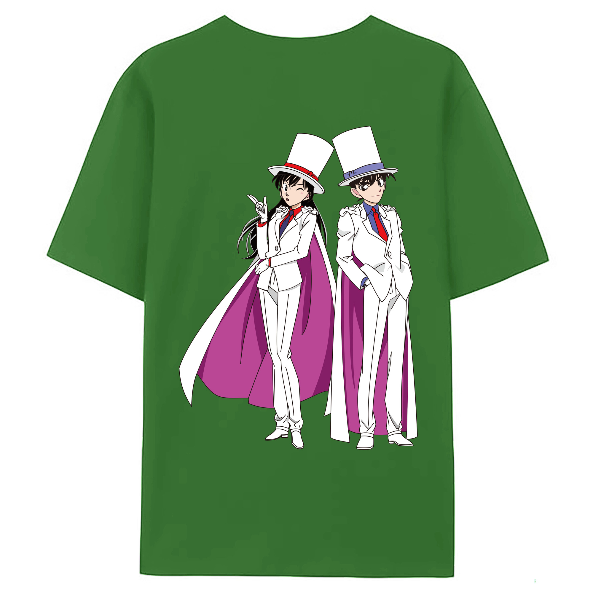 （画像用） 名探偵コナン くろば かいと Detective Conan Kuroba Kaito レディース半袖Tシャツ(バックプリント)